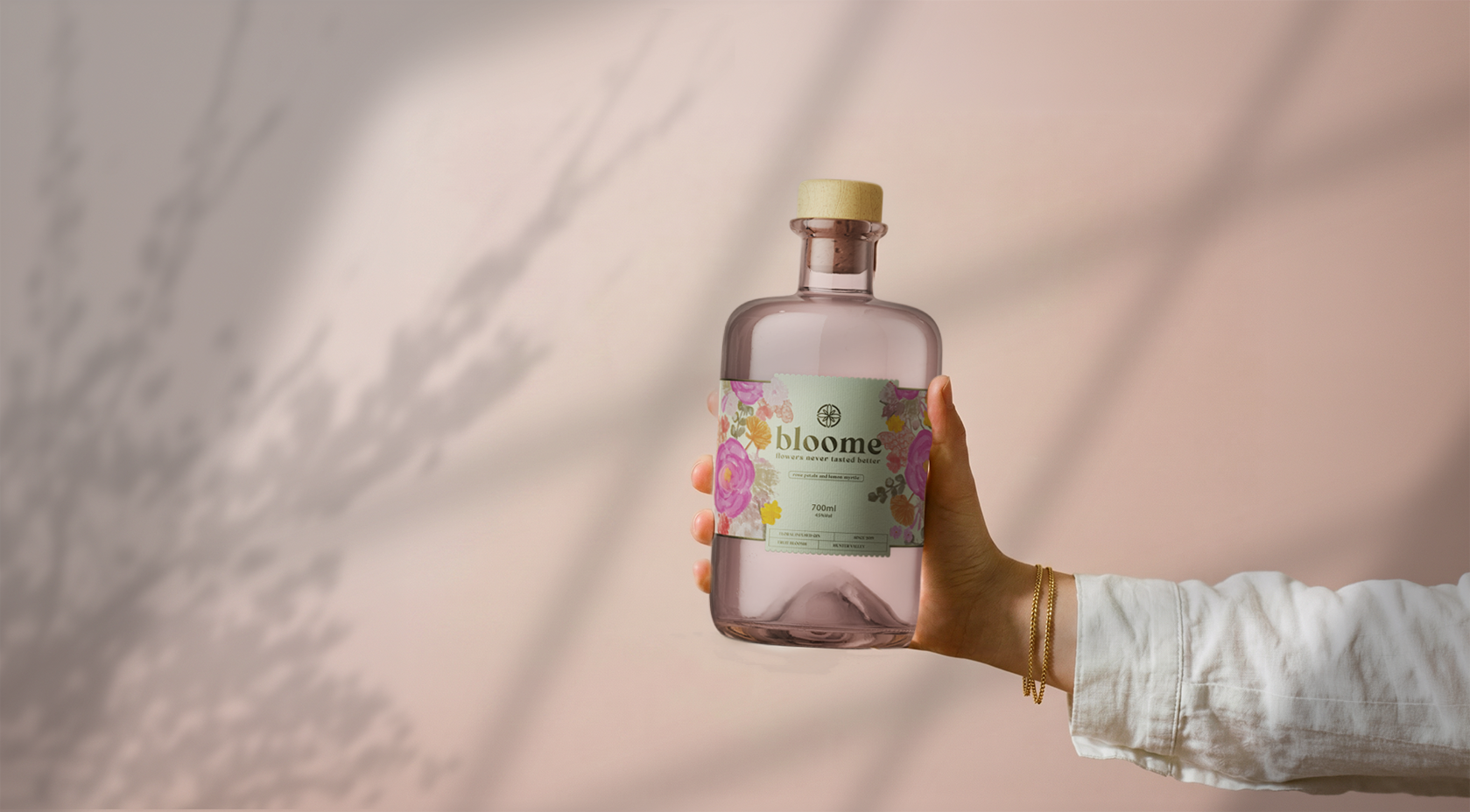 Bloome Bottle Hand Mockup